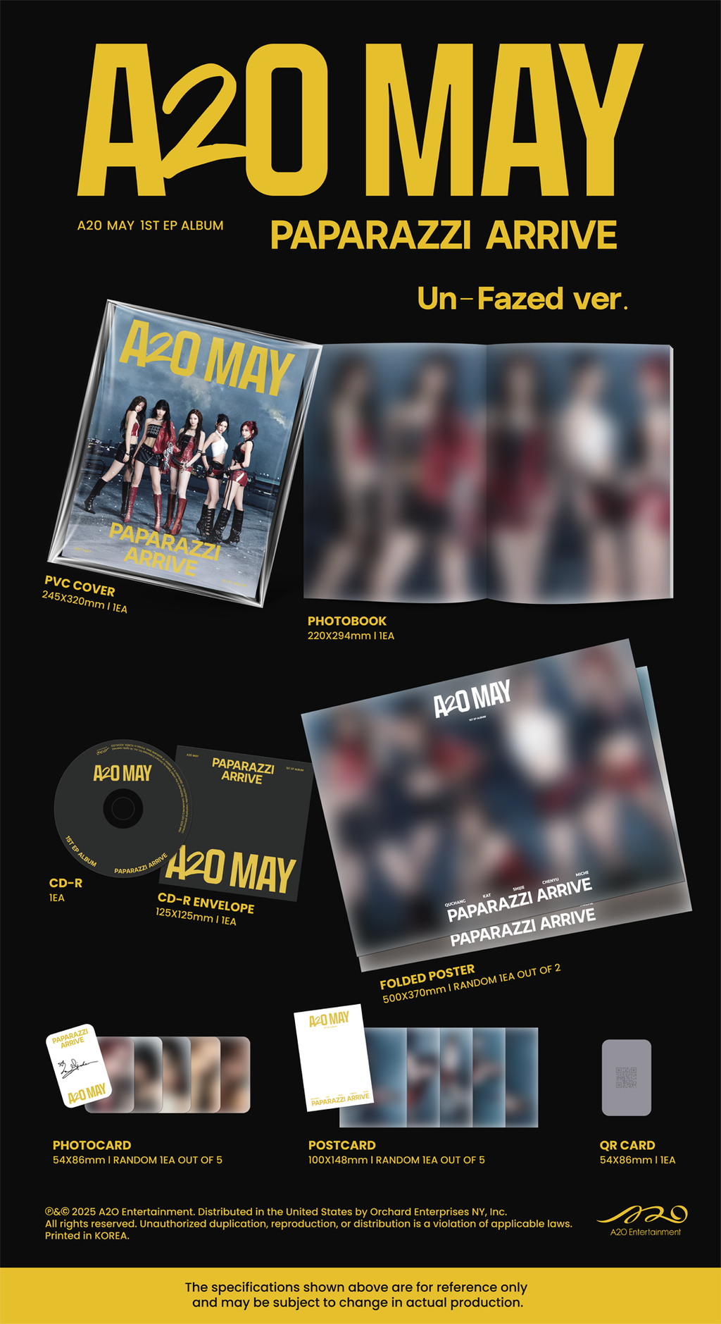 A2O MAY 1st EP 'PAPARAZZI ARRIVE' (Un-Fazed Ver.)