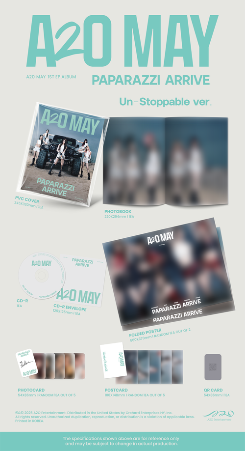 [Pre-Order] A2O MAY 1st EP 'PAPARAZZI ARRIVE' (Un-Stoppable Ver.)