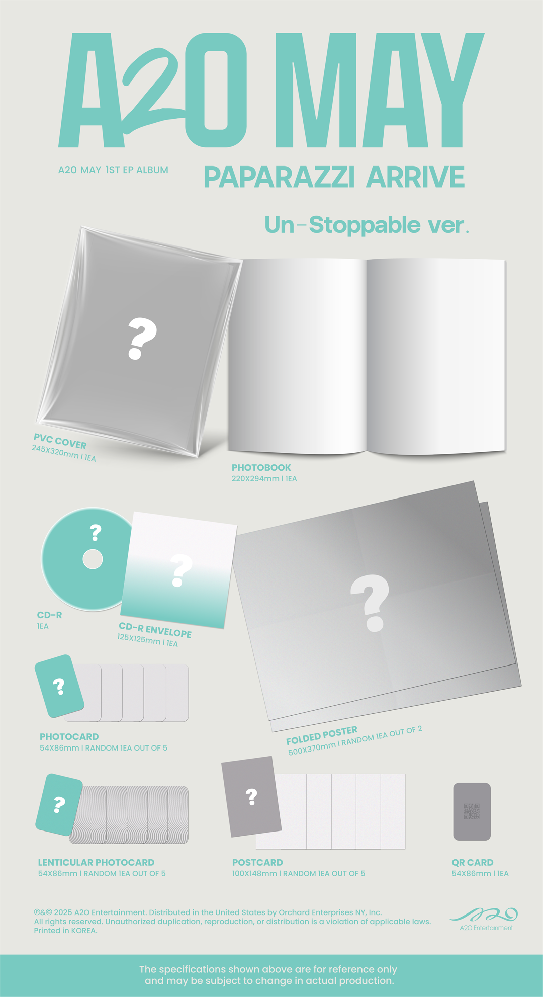 [Pre-Order] A2O MAY 1st EP 'PAPARAZZI ARRIVE' (Un-Stoppable Ver.)